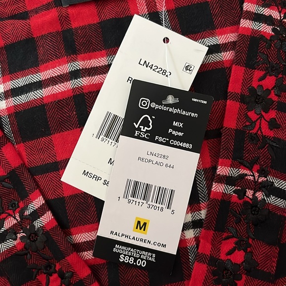 Lauren Ralph Lauren Bathrobe NWT SIZE M - Picture 4 of 10